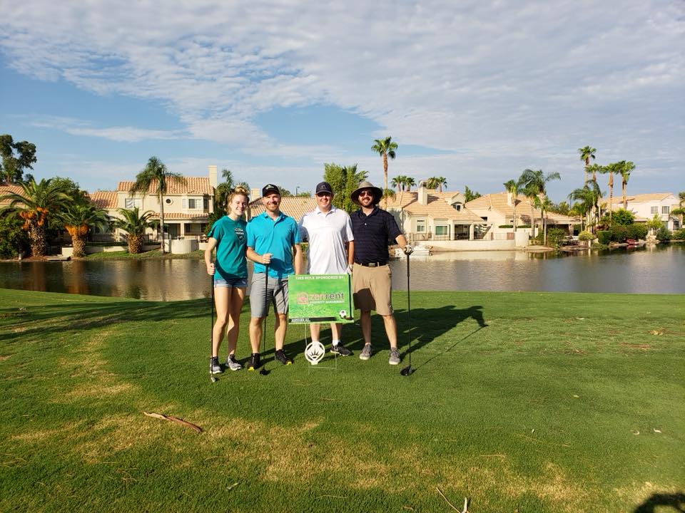 Announcing Zen Rent Property Management at Golf Tournament and Fundraiser Event